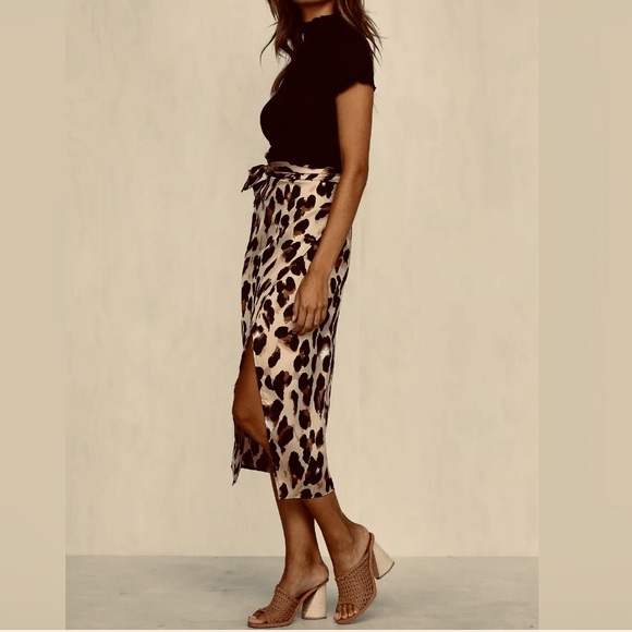 🐾WILD SIDE🐾LEOPARD PRINT WRAP SKIRT/SARONG-NEW - Picture 3 of 8